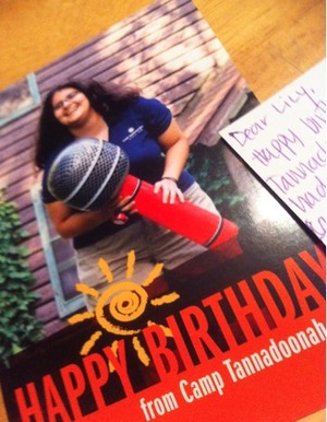 Birthday postcard